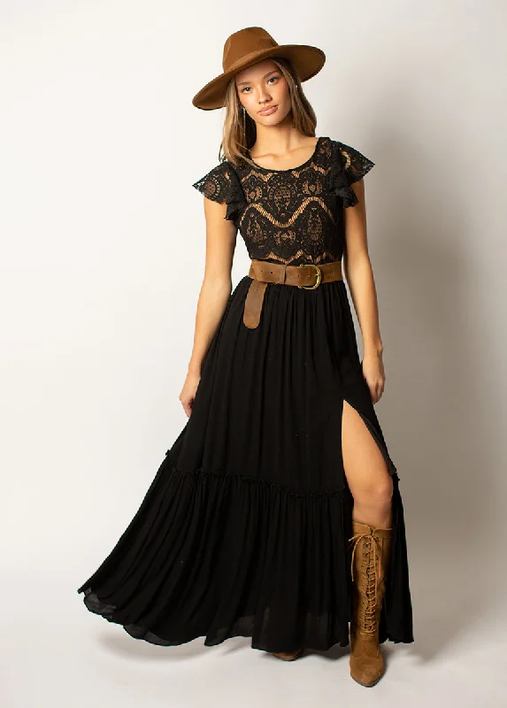 Macienne Dress in Black