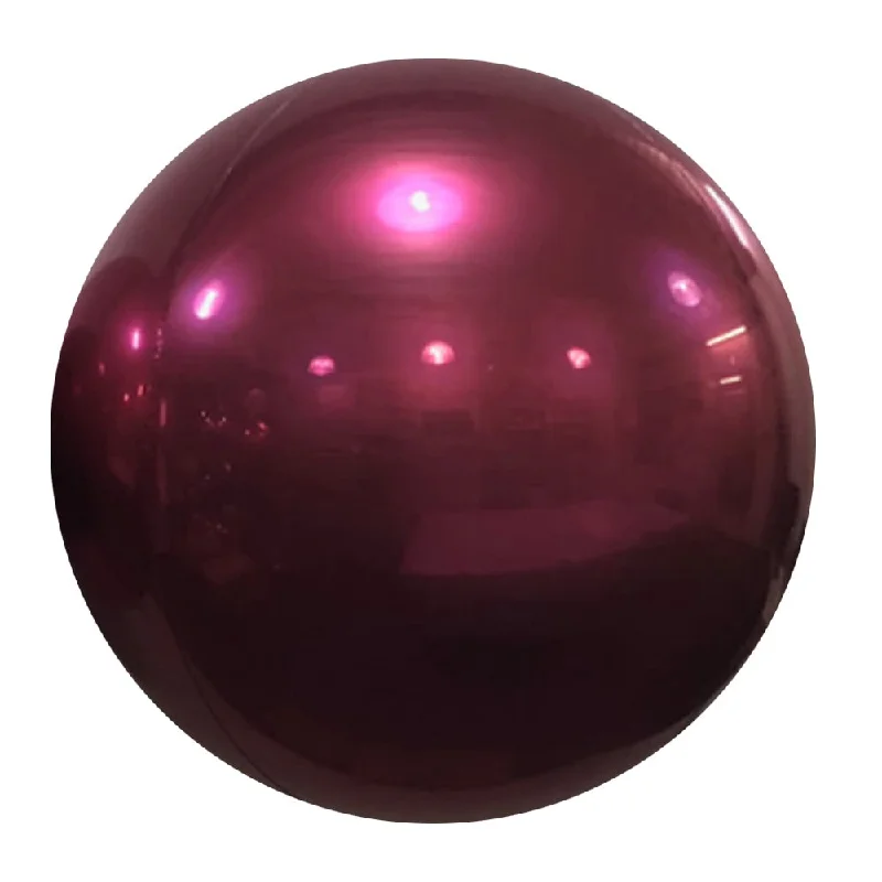 7 inch MIRROR BALLOON - BURGUNDY