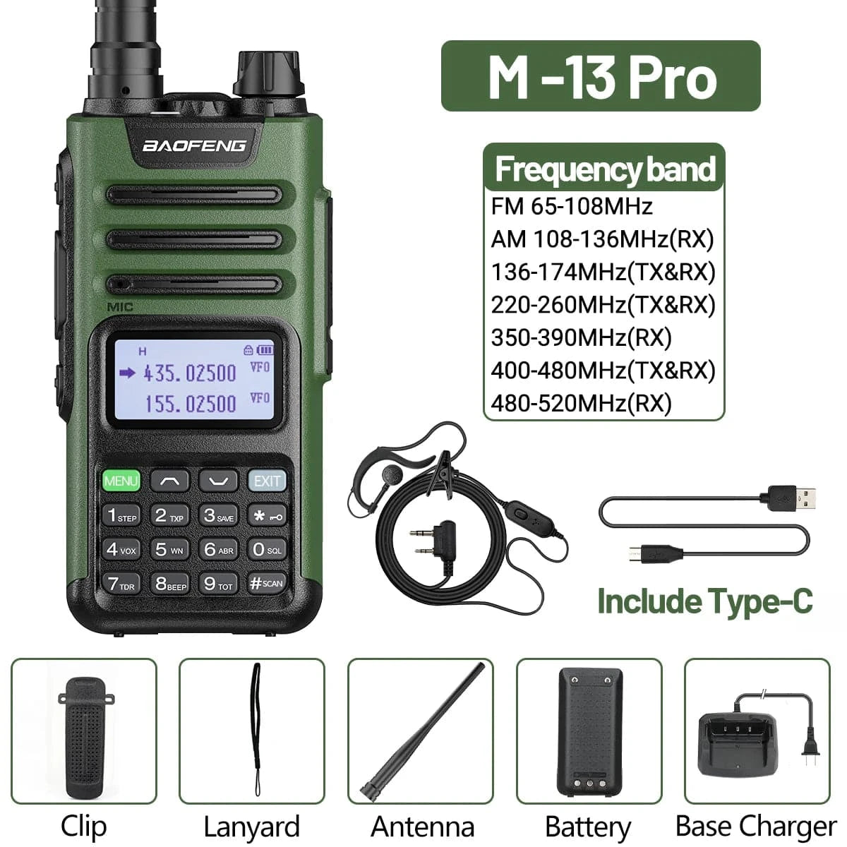 M-13 pro Green