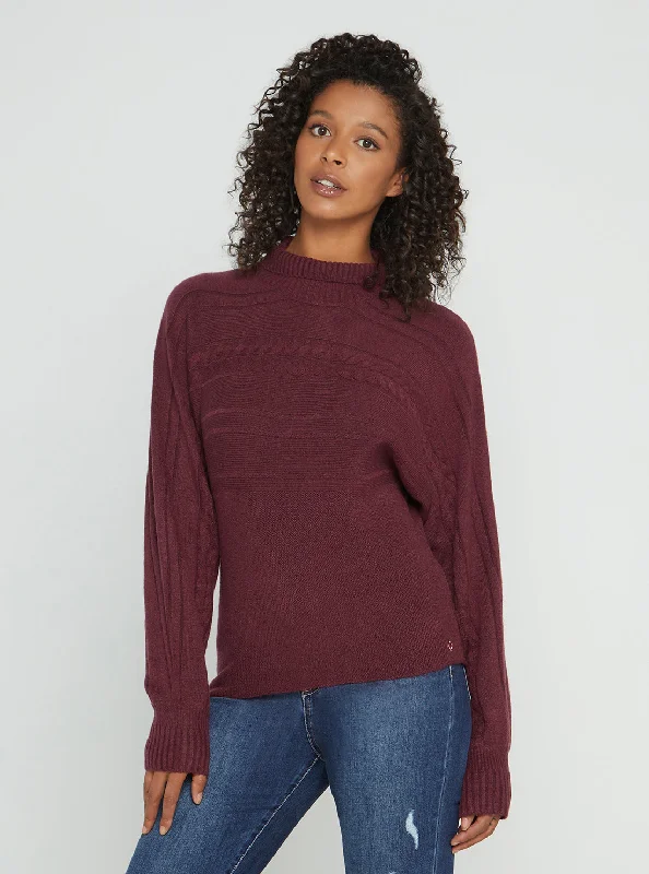 Mystic Wine Anne Knit Jumper