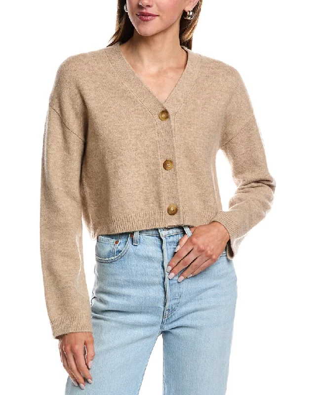 REVERIEE Cashmere-Blend Cardigan