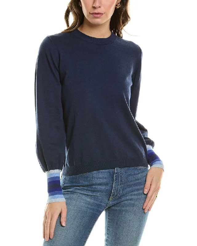 WISPR Gradient Bijou Silk-Blend Sweater