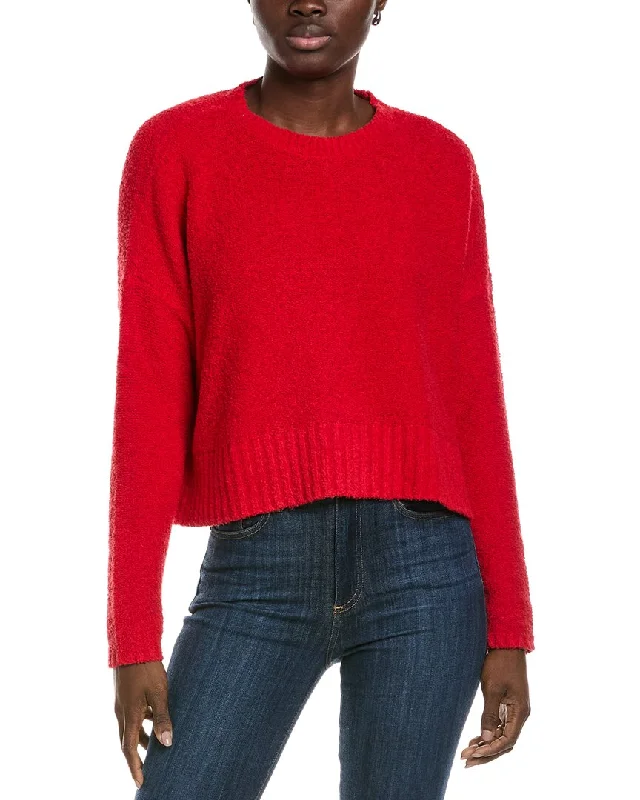 EILEEN FISHER Terry Loop Cashmere-Blend Sweater