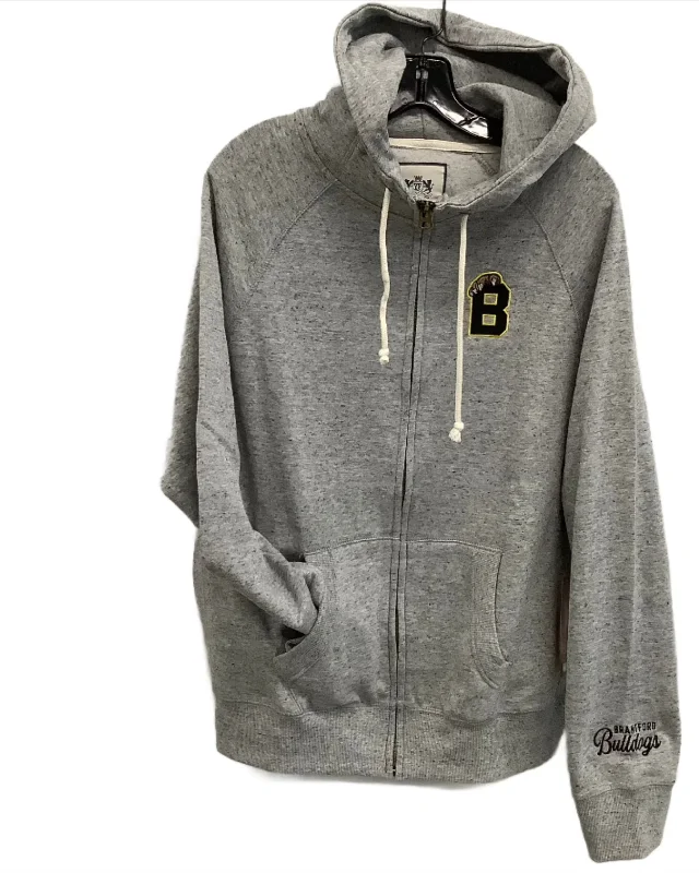 Campus Crew Full Zip Heather Grey