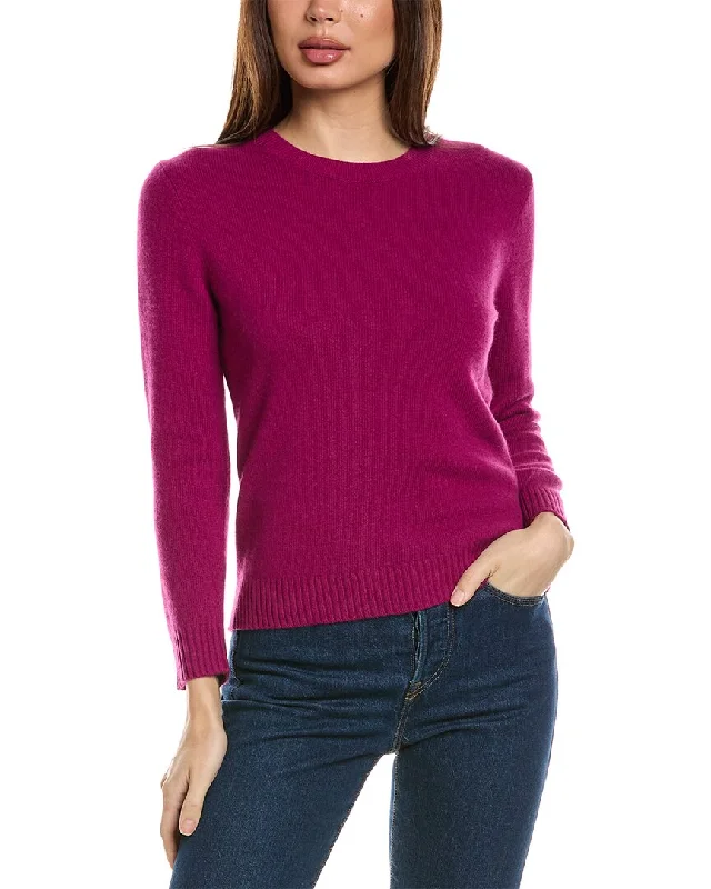 Theory Wool & Cashmere-Blend Shrunken Crew Sweater