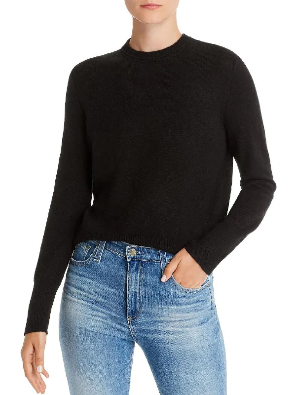 Womens Cashmere Crewneck Pullover Sweater